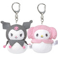 Sanrio 三麗鷗 絨毛玩偶鑰匙圈 (不倒翁款) Kitty 美樂蒂 酷洛米 帕恰狗_2