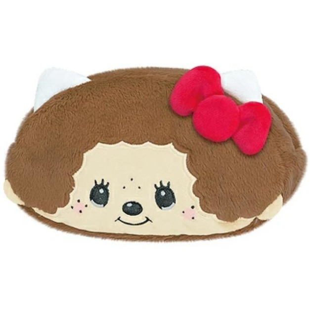 Sanrio 三麗鷗 Hello Kitty x 蒙奇奇 絨毛造型筆袋 (大臉款)