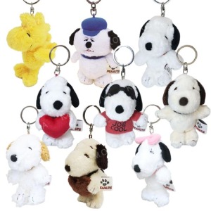 史努比 絨毛玩偶鑰匙圈 糊塗塔克 歐拉夫 貝兒