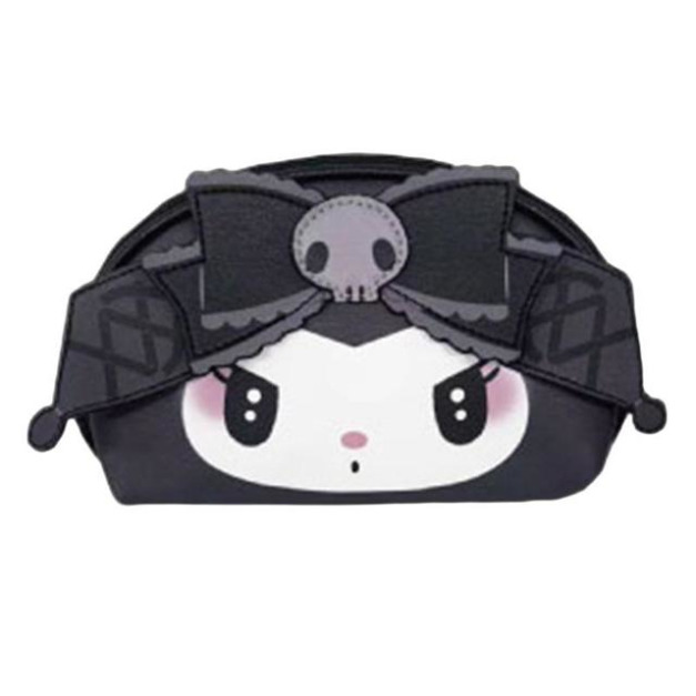 Sanrio 三麗鷗 酷洛米 皮質造型化妝包 (暗夜天使)