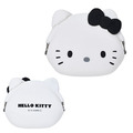 Sanrio 三麗鷗 Hello Kitty 矽膠造型零錢包 p+g (大臉款)_2