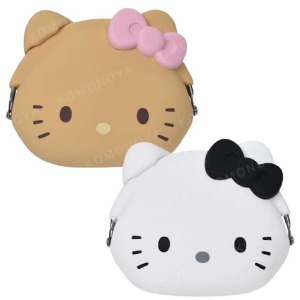 Sanrio 三麗鷗 Hello Kitty 矽膠造型零錢包 p+g (大臉款)