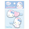 Sanrio 三麗鷗 Hello Kitty 矽膠造型髮夾2入組 (fantasy)_2