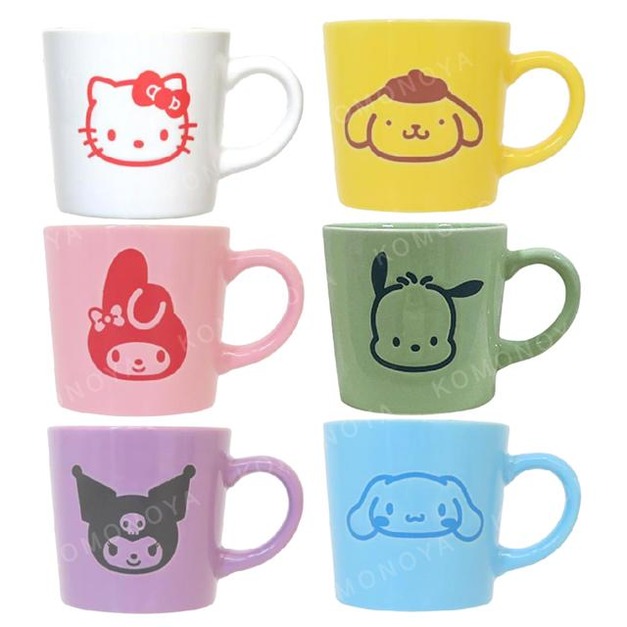 Sanrio 三麗鷗 陶瓷馬克杯 (大臉款) Kitty 美樂蒂 酷洛米 大耳狗 布丁狗