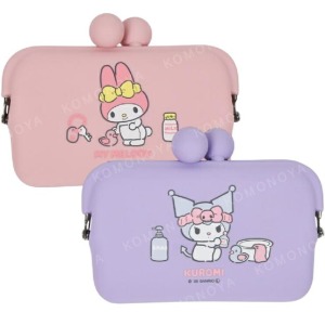 Sanrio 三麗鷗 矽膠口金零錢包 (洗澡款) 美樂蒂 酷洛米
