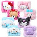 Sanrio 三麗鷗 絨毛造型洗臉腕帶 (好友大臉款) Kitty 美樂蒂 酷洛米 大耳狗