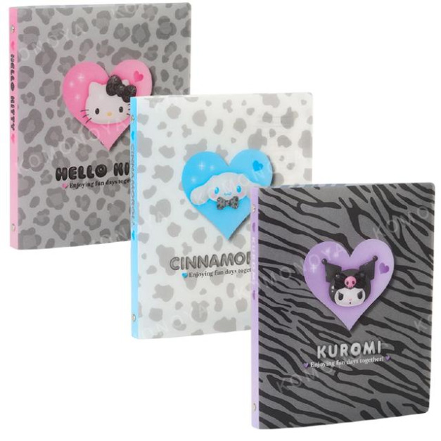 ▲預購特價【限購】Sanrio 三麗鷗 B5 26孔線圈活頁筆記本 (動物派對) Kitty 大耳狗 酷洛米