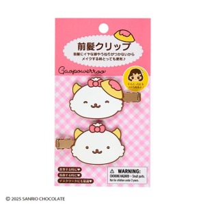 Sanrio 三麗鷗 活力小恐龍 矽膠造型髮夾2入組 (蛋包飯大好き)