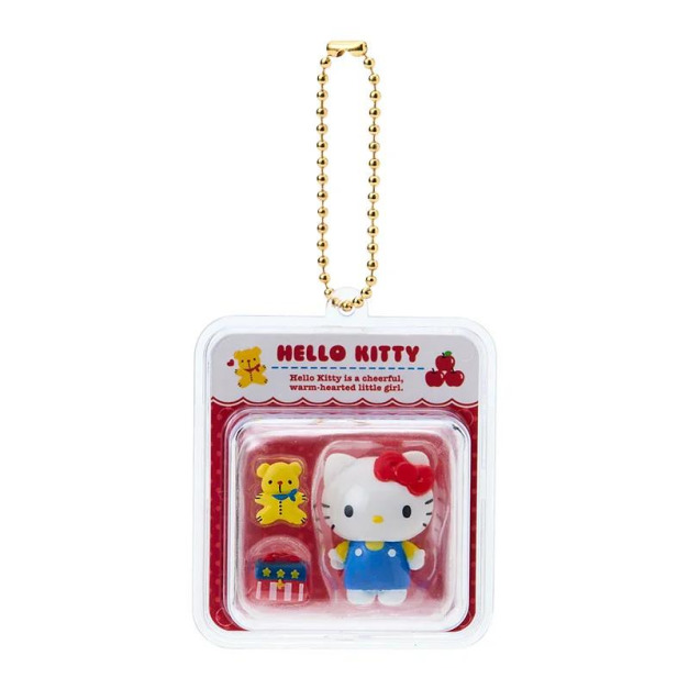 ▲預購特價【限購】Sanrio 三麗鷗 Hello Kitty 包裝模型公仔吊飾 (紅經典)