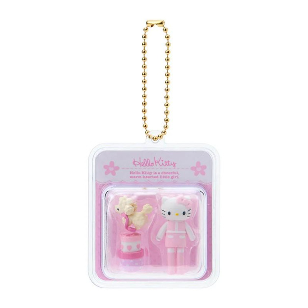 ▲預購特價【限購】Sanrio 三麗鷗 Hello Kitty 包裝模型公仔吊飾 (粉長腿)