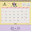 ▲新品特價 Sanrio 三麗鷗 酷洛米 2026 線圈桌曆 L_4