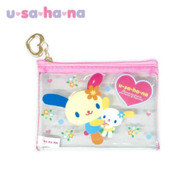 SPINNS x Sanrio 花小兔 透明零錢包 (格紋花布系列)