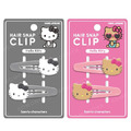 Sanrio 三麗鷗 Hello Kitty 造型鐵髮夾2入組 (夏威夷戲水)