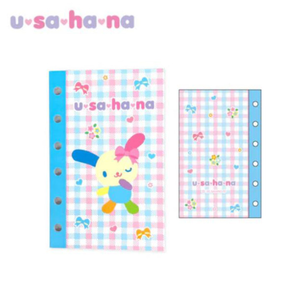 SPINNS x Sanrio 花小兔 六孔夾補充內頁 (格紋花布系列)