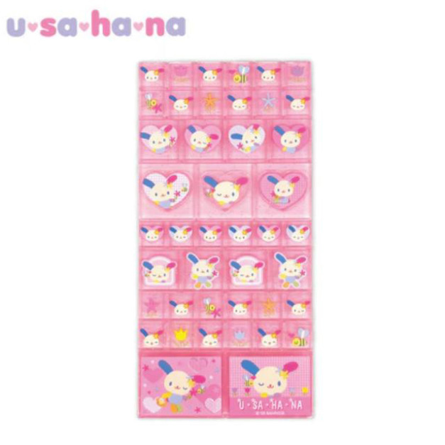 SPINNS x Sanrio 花小兔 果凍方塊磁磚貼紙組 (格紋花布系列)