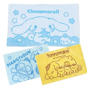 Sanrio 三麗鷗 毛巾布枕頭套 布丁狗 大耳狗 人魚漢頓 32x52cm