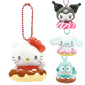Sanrio 三麗鷗 絨毛玩偶吊飾 (甜甜圈款) Kitty 大耳狗 酷洛米 人魚漢頓