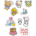 San-X 拉拉熊 PVC造型貼紙組 50枚入 (耳機款)_1