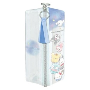 Sanrio 三麗鷗大集合 皮質三角筆袋 (圓滾滾夜空款)