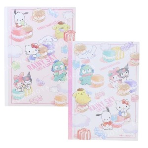 Sanrio 三麗鷗大集合 B5方格筆記本 (甜點雲朵款)