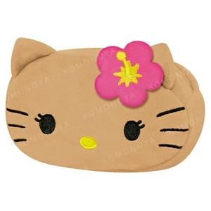 Sanrio 三麗鷗 Hello Kitty 絨毛造型雙面筆袋 (千禧Y2K)