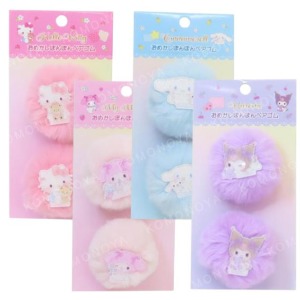 Sanrio 三麗鷗 絨球髮束2入組 (好友款) 大耳狗 酷洛米 Kitty 美樂蒂