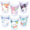 Sanrio 三麗鷗 液體塑膠杯 (星星貼玻璃款) Kitty 美樂蒂 酷洛米 大耳狗