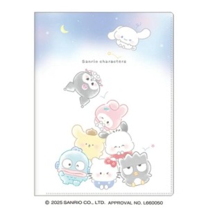 Sanrio 三麗鷗大集合 A4 L型10層資料夾 (甜點雲朵款)