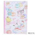 Sanrio 三麗鷗大集合 B5方格筆記本 (甜點雲朵款)_2