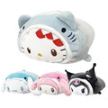 Sanrio 三麗鷗 絨毛玩偶靠墊 (鯨鯊系列) Kitty 美樂蒂 酷洛米 大耳狗