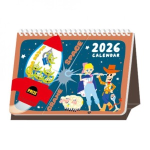 Disney 迪士尼 玩具總動員 2026 線圈桌曆 A5