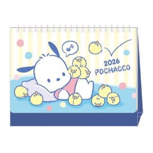 Sanrio 三麗鷗 帕恰狗 2026 線圈桌曆 B6