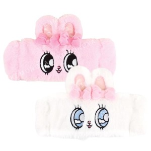 Esther Bunny 艾絲樂小兔 絨毛造型吸水髮帶 (大臉款)