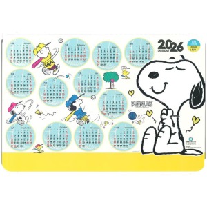 Snoopy 史努比 2026 桌墊年曆