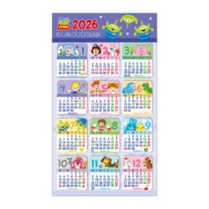 Disney 迪士尼 玩具總動員 2026 年曆手帳貼紙 月曆貼紙