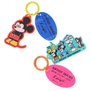 迪士尼 x 松本誠二 壓克力造型鑰匙圈 米奇 唐老鴨