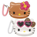 Sanrio 三麗鷗 Hello Kitty 皮質造型卡套附彈簧扣 (千禧Y2K)