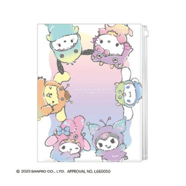 Sanrio 三麗鷗 A4 6+1多功能資料夾 (怪獸裝款)