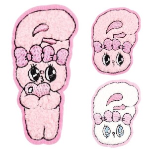 Esther Bunny 艾絲樂小兔 絨毛造型裝飾貼 (大頭款)