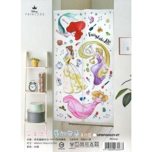 迪士尼 迪士尼公主 長門簾 85x150cm (夢幻世界款)