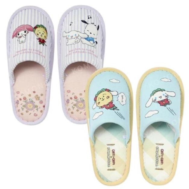 Sanrio 三麗鷗 x 可吉可吉 室內拖鞋 23～25cm