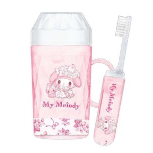 Sanrio 三麗鷗 美樂蒂 牙刷杯組 (淡雪午茶時光)