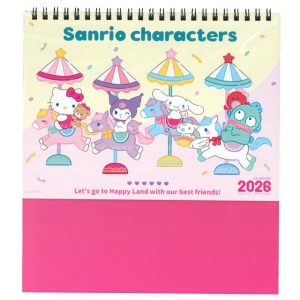 Sanrio 三麗鷗 大集合 2026 線圈桌曆 A5