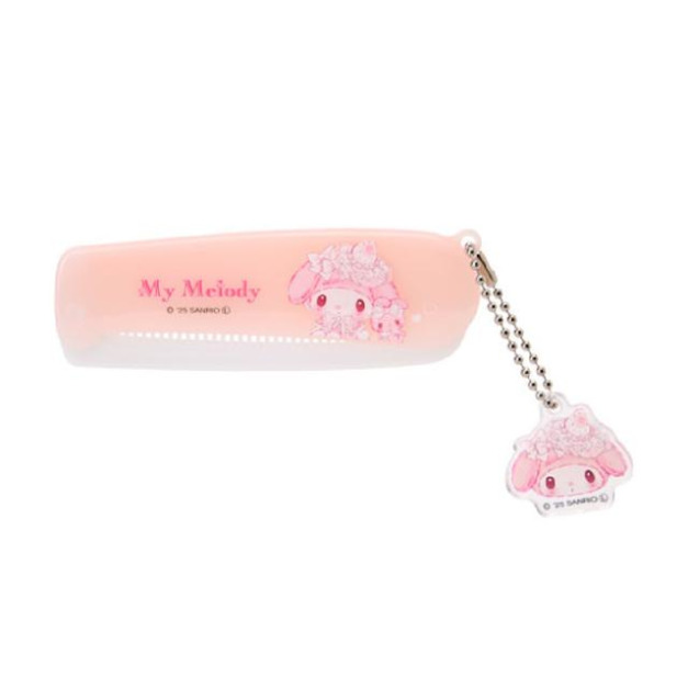 Sanrio 三麗鷗 美樂蒂 折疊扁梳 (淡雪午茶時光)