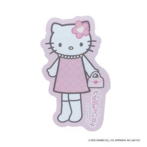 現貨▲特價 Sanrio 三麗鷗 Hello Kitty 造型貼紙 (長腿粉洋裝)