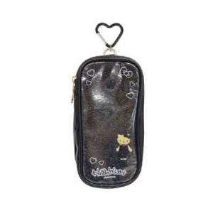 現貨▲特價 Sanrio 三麗鷗 Hello Kitty 愛心扣環玩偶收納包 (長腿黑洋裝)