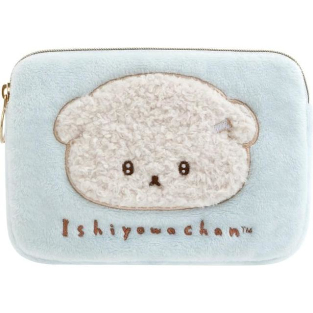 San-X 意志薄弱醬 逃避小狗 面紙收納包 (藍大臉款)