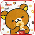 San-X 拉拉熊 x mister donut 棉質方巾 25x25cm (甜甜圈款)_1