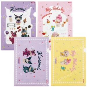 Sanrio 三麗鷗 A4 L型資料夾 (Netflix原創動畫 My Melody & Kuromi)