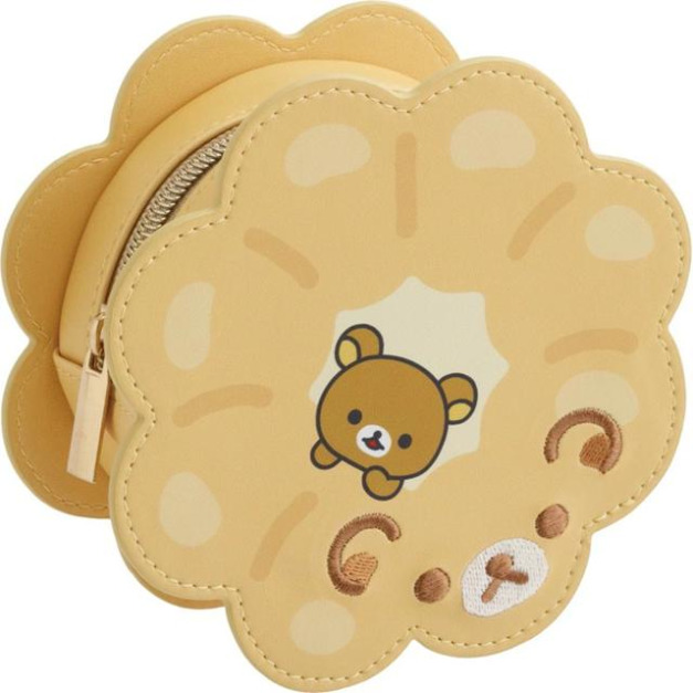 San-X  拉拉熊 x mister donut 皮質造型零錢包 (甜甜圈款)